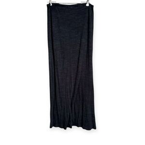 Kirra Charcoal Grey Maxi Skirt Size: XL Made in the USA